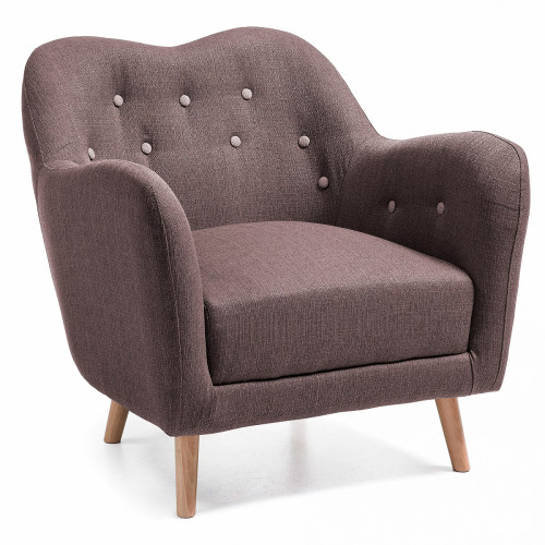 кресло kamin темно-коричневое в Нижневартовске