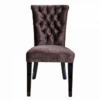 стул attractive с кольцом коричневый бархат фактурный в Нижневартовске