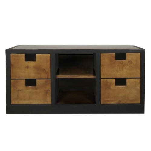 комод под tv industrial коричневый в Нижневартовске