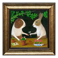 картина в раме цветочная бирочка в Нижневартовске