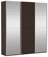 шкаф-купе для спальни е1 прайм трио (комбинированный фасад / два зеркала) в Нижневартовске