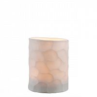 подсвечник белый стеклянный ручной работы fontana s от eichholtz, 16 см в Нижневартовске