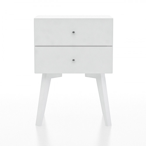 тумбочка белая с двумя ящиками hi lutreola в Нижневартовске