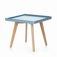 стол кофейный drew голубой в Нижневартовске