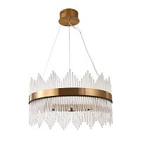 люстра stripglass 50 латунь, прозрачное стекло в Нижневартовске