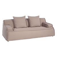 диван damasco трехместный прямой бежевый в Нижневартовске