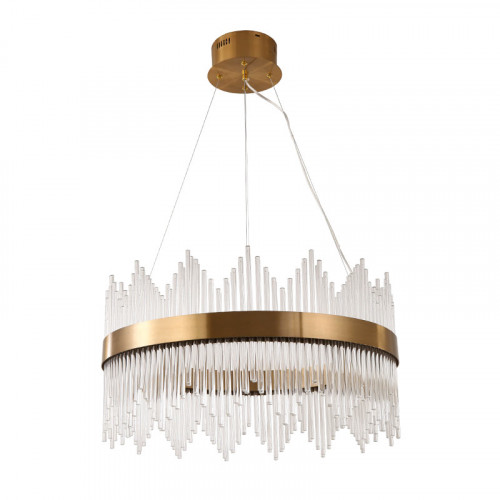 люстра stripglass 50 латунь, прозрачное стекло в Нижневартовске