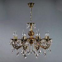 подвесная люстра ambiente aria 8818/8 pb tear drop бронза в Нижневартовске