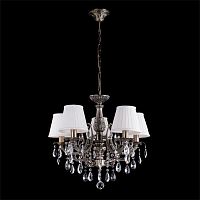 подвесная люстра eurosvet 3646/5 античная бронза/прозрачный хрусталь strotskis в Нижневартовске