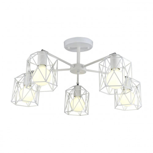 потолочная люстра arte lamp a4284pl-5wh белая в Нижневартовске