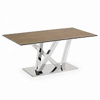 стол uve 180x100 коричневый corten c760k10 от la forma (ex julia grup) в Нижневартовске