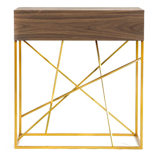 тумба wilson американский орех золотистые ножки в Нижневартовске