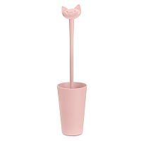 ёршик для унитаза miaou, розовый в Нижневартовске