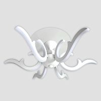 потолочная светодиодная люстра ambrella light orbital classic fk77/6 wh 200w d720 в Нижневартовске