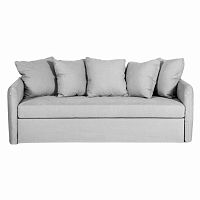 диван-кровать lotta прямой светло-серый в Нижневартовске