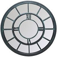 зеркало-часы круглое черный антик женева в Нижневартовске