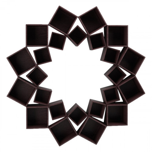 стеллаж лотос 2 круга венге от odingeniy в Нижневартовске