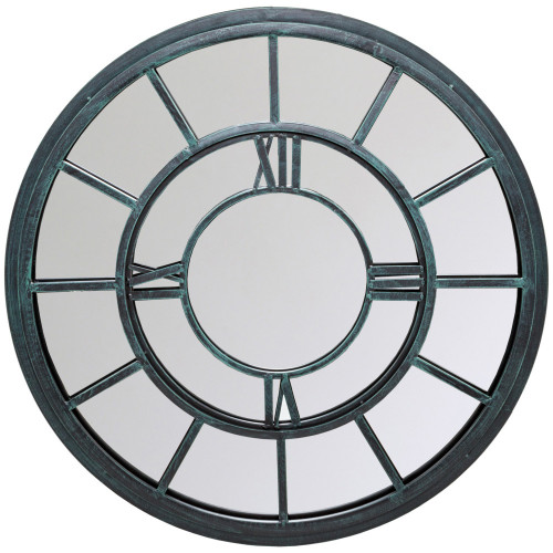 зеркало-часы круглое черный антик женева в Нижневартовске