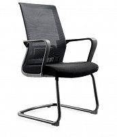 кресло компьютерное интер cf черная краска / черная сетка / черная ткань в Нижневартовске