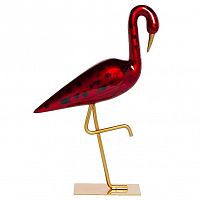 статуэтка журавль бордовая 27х10х40 в Нижневартовске