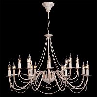 подвесная люстра eurosvet 60015/16 белая с золотом в Нижневартовске