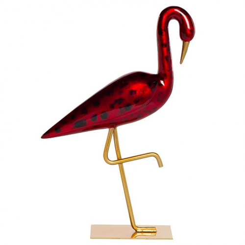 статуэтка журавль бордовая 27х10х40 в Нижневартовске