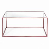 стол журнальный darmian into copper прозрачное стекло в Нижневартовске