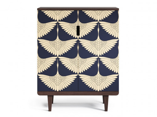 комод triptikh темный дуб принт 041 в Нижневартовске