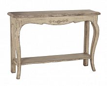 стол-консоль поместье с узором с состариванием бежевый в Нижневартовске