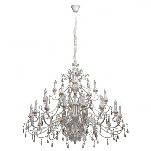 подвесная люстра chiaro версаче 28 639012828 белая в Нижневартовске