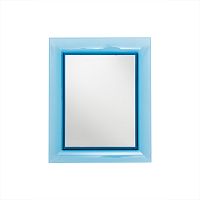 зеркало прямоугольное настенное голубое fun в Нижневартовске
