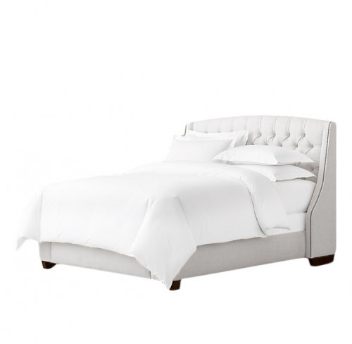 кровать hugo 90х200 велюр светлый в Нижневартовске