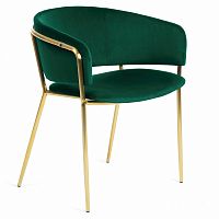 стул konnie зеленый бархат от la forma (ex julia grup) в Нижневартовске