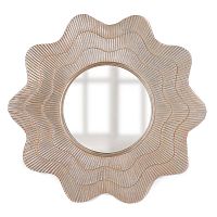 зеркало серебряное круглое в фигурной раме марайа в Нижневартовске