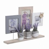 фоторамка настольная, 3 секции серебристого цвета в Нижневартовске