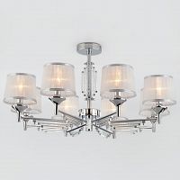 потолочная люстра eurosvet amalfi 60081/8 хром в Нижневартовске