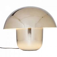 лампа настольная mushroom серая, хром в Нижневартовске