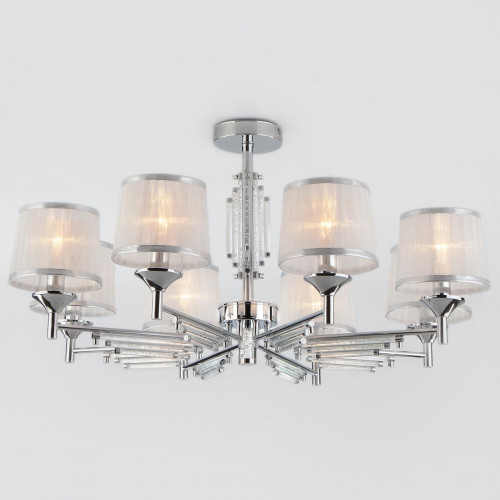 потолочная люстра eurosvet amalfi 60081/8 хром в Нижневартовске
