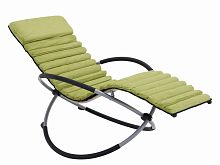 шезлонг-качалка lounge зеленый в Нижневартовске