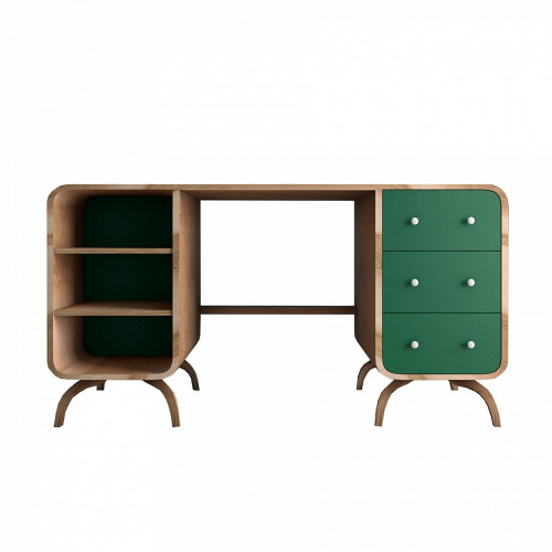 рабочий стол ellipse орех, зеленый в Нижневартовске