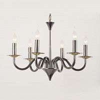 подвесная люстра lucia tucci messina 1890.6 glossy black в Нижневартовске