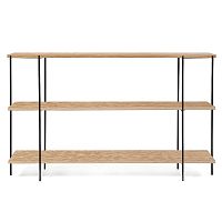 стеллаж florian black темный дуб в Нижневартовске