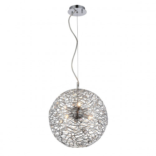 люстра дизайнерская gran хром прозрачная в Нижневартовске