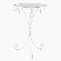 стол кофейный бельфор белый в Нижневартовске