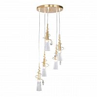 люстра дизайнерская almost золото прозрачная в Нижневартовске