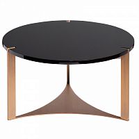 стол журнальный черный d65*35см в Нижневартовске