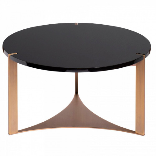 стол журнальный черный d65*35см в Нижневартовске