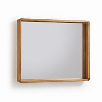 зеркало прямоугольное настенное бежевое sunday от la forma (ex julia grup) в Нижневартовске