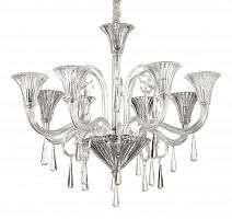 подвесная люстра ideal lux santa sp8 transparente в Нижневартовске