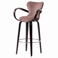 стул барный apriori s высокий коричневый с ножками венге в Нижневартовске